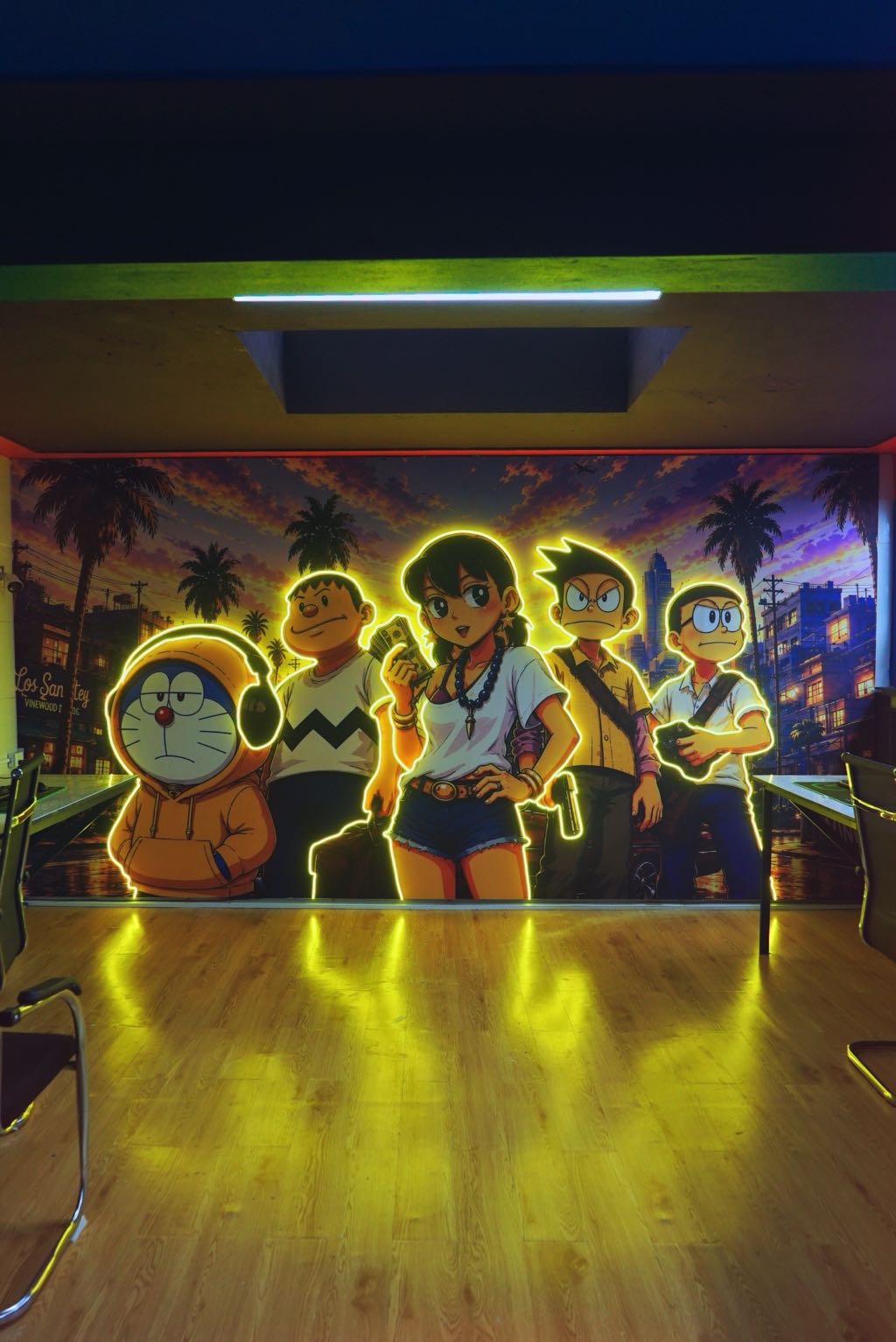 Trang Trí Quán Bida Đẹp Cho Joy Billiards - Nghệ An 7 Thi công mặt tiền quán bida tại Nghệ An với biển LED RGB