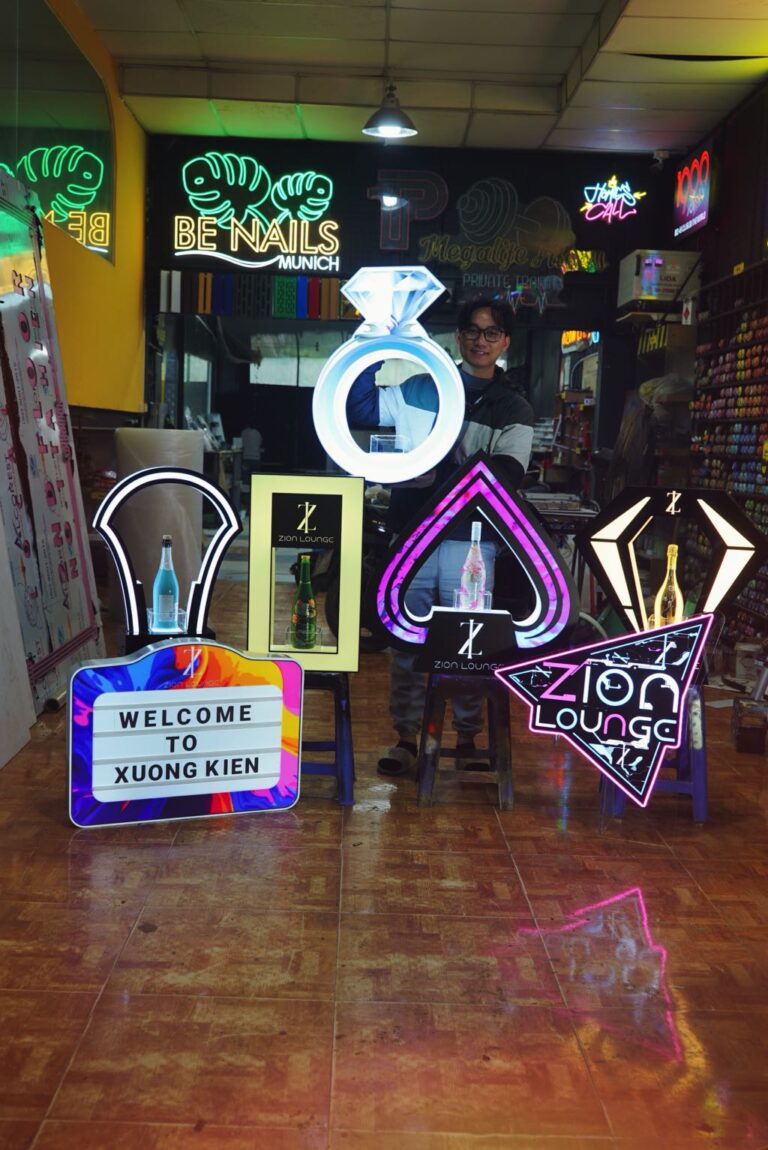 biển chúc mừng sinh nhật gài tên