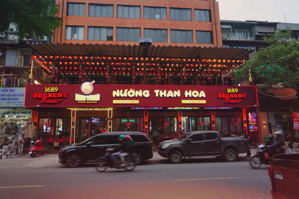 Biển Quảng Cáo Lẩu Nướng Sơn Tòng Tại Long Biên, Hà Nội 1 hình ảnh thi công quảng cáo lẩu nướng sơn tòng tại long biên, hà