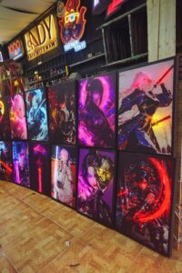 tranh đèn LED neon