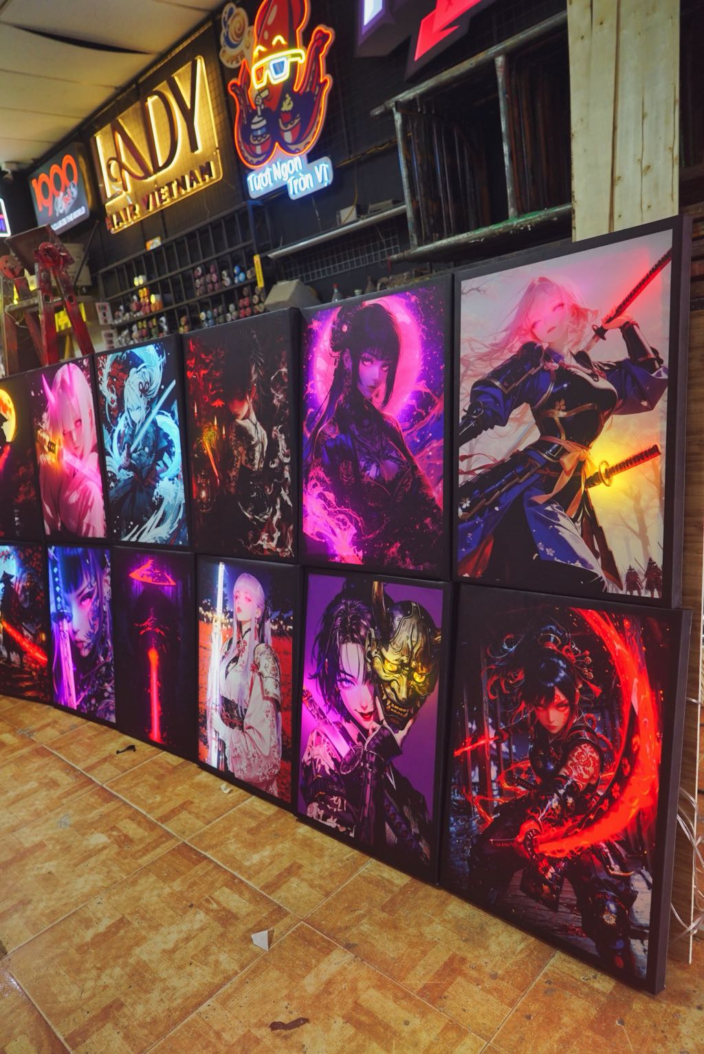30+ Mẫu Tranh Neon Trang Trí Photobooth Cực Hot 2027 1 tranh đèn LED neon