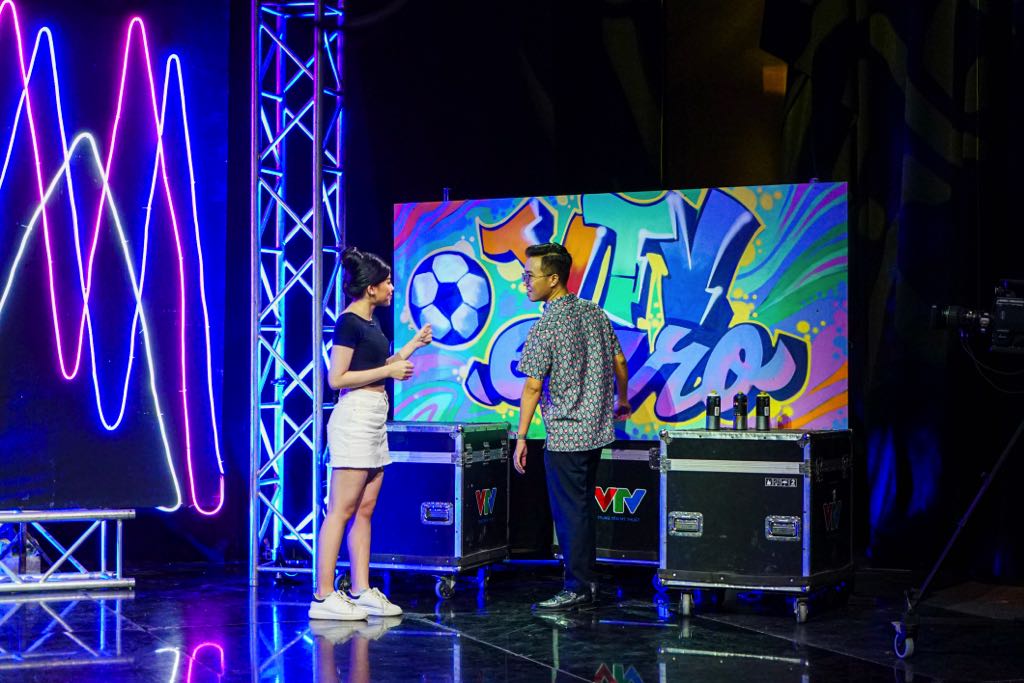 Vẽ Tranh Graffiti Tại VTV: Dự Án Của Xưởng Kiến 3 Thi công tranh graffiti nghệ thuật tại VTV