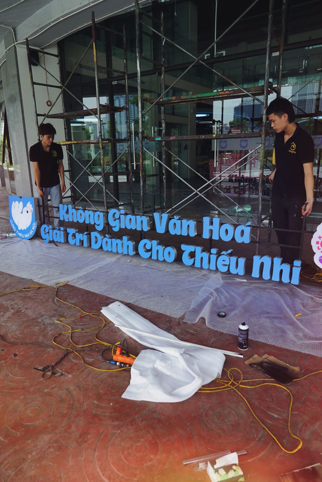 Trang Trí Khu Vui Chơi Trẻ Em Nina De Printa Tại Cung Thiếu Nhi Hà Nội 3 hình ảnh thi công khu vui chơi trẻ em nina de printa tại cung