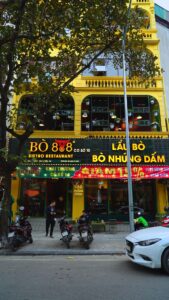 toàn cảnh nhà hàng bò 888
