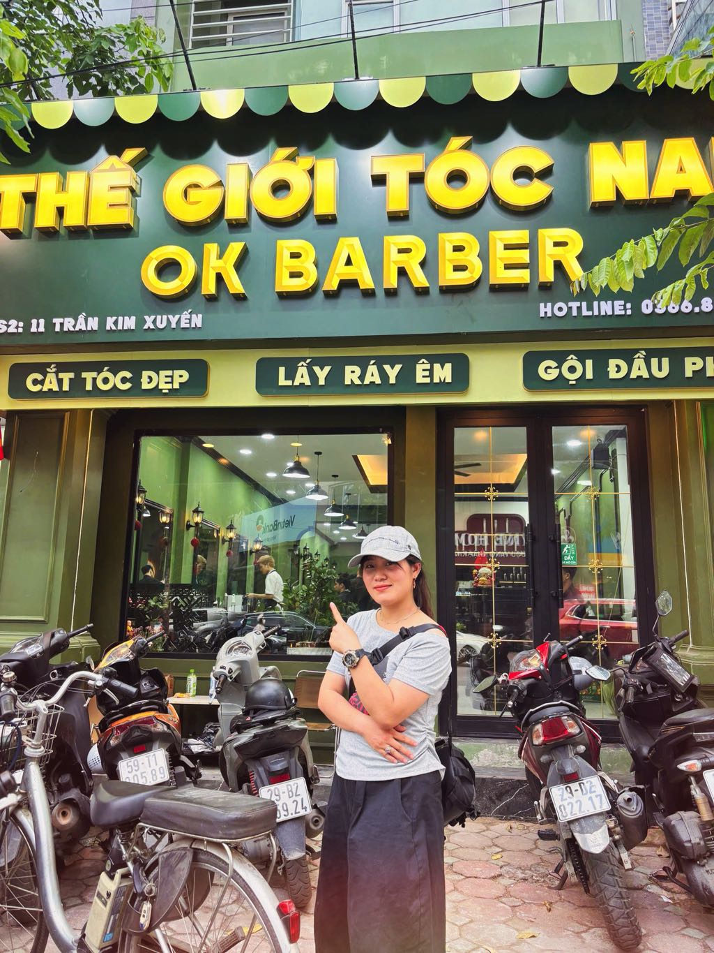 Làm Bảng Hiệu Barbershop cho OK Barber - Thế Giới Tóc Nam 6 chi tiết trang trí bảng hiệu barbershop cho ok barber