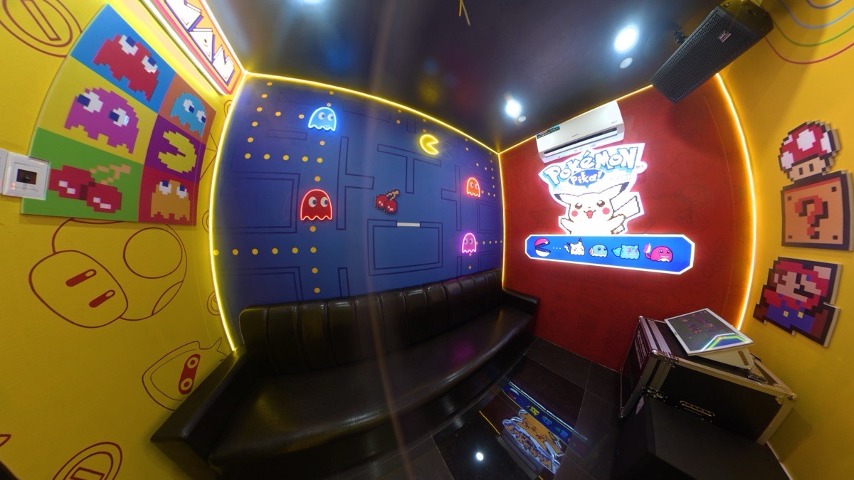 Chi phí mở Music Box phòng concept Arcade Pixel dự án Galaxy X